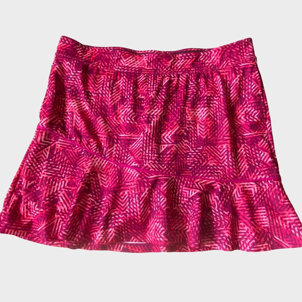 Made for life Colourful  Pink Quick Dry Active Sporty Swim Skort - Sz-L